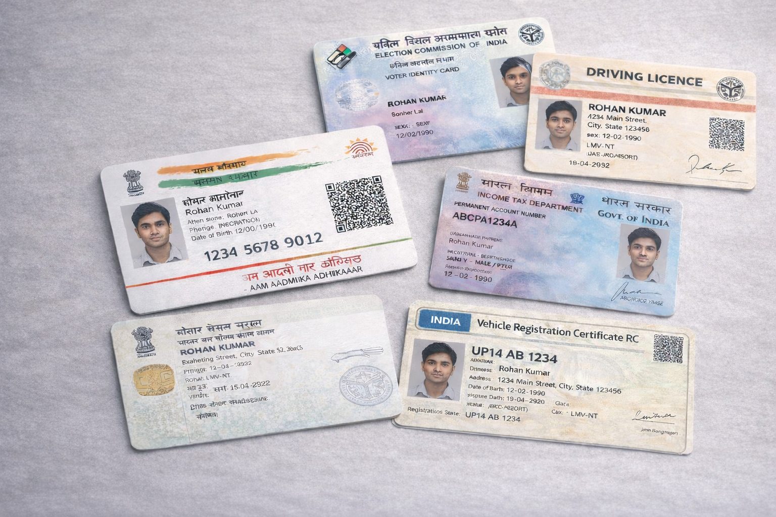 Card printing service preview
